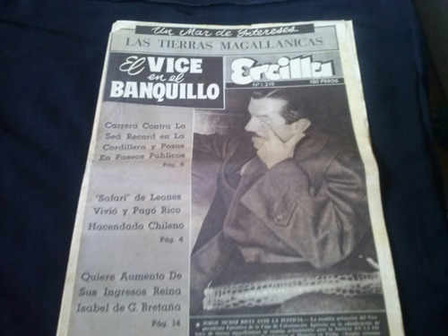 Ercilla N° 1219 1 De Octubre De 1958