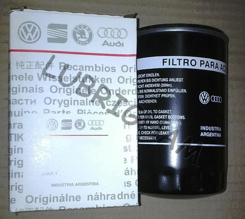 Filtro De Aceite Bora / Golf  / Audi A3 1.8t-2.0 Vw Original