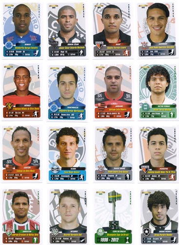 Campeonato Brasileiro 2012 - 40 Figurinhas Extras