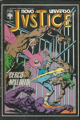 Novo Universo Justice 02 - Abril - Bonellihq Cx353 J21
