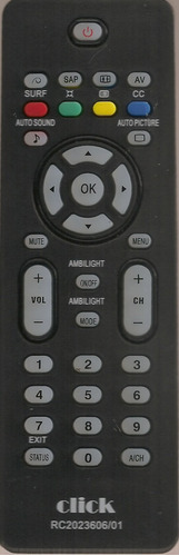 Controle Remoto Tv Philips Lcd Varios Modelos