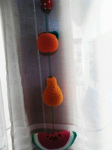 Colgante Para Cocina Frutas Amigurumi Crochet