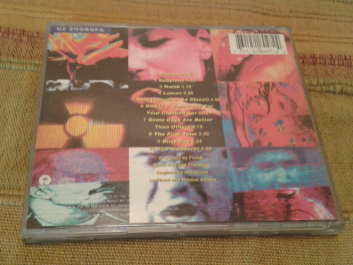 U2 Zooropa Cd (Usado)