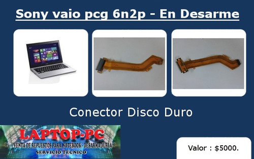 Conector Disco Duro Sony Vaio Pcg 6n2p