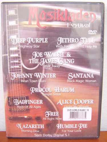 Dvd Musikladen Festival Purple Santana Procol Nazareth Rock