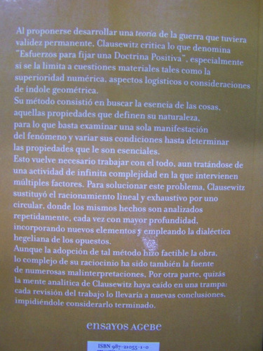 De La Guerra * Karl Von Clausewitz * Terramar *