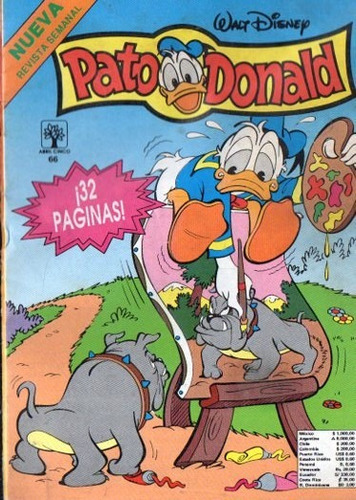 Revista Pato Donald 66 - Disney - Editorial Abril 1991