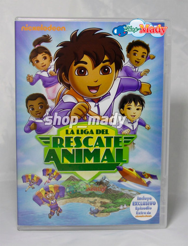 Go Diego Go! La Liga Del Rescate Animal Dvd Reg. 1 Y 4