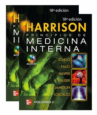 Libro Harrison Tratado De Medicina Interna 2 Vol + Dvd Nuevo