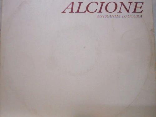 Alcione Estranha Loucura Lp Vinil Disco Single Mix Rca 1988