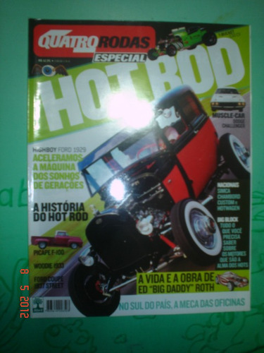 Revista Hot Rod 4 Rodas Especial Quatro Custom Muscle Car