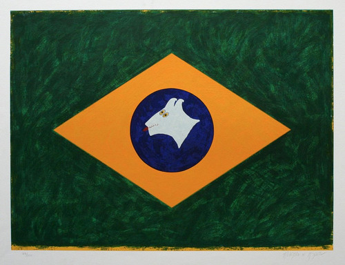 Angelo De Aquino - Rex Brasilis - Serigrafia Mto Importante