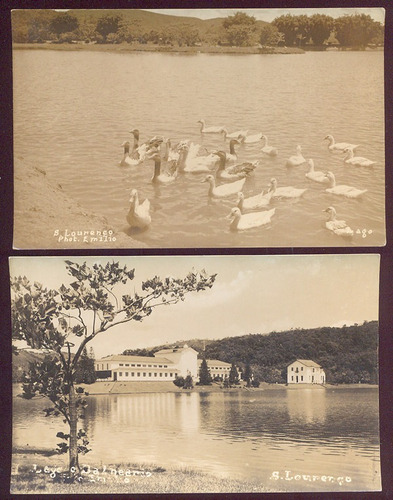 Cartão Postal 02 Lago E Balneário São Lourenço Minas Gerais