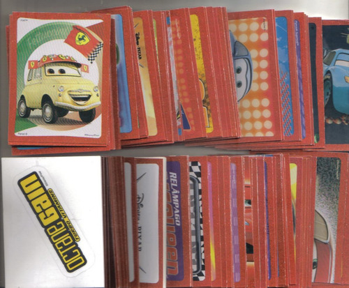 Álbum Figurinhas Carros Supercharged - Completo - Para Colar