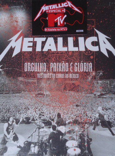 Metallica Orgulho, Paixão E Glória 2 Dvds + 2 Cds Novo Lacra