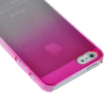 Capa Hard Case Acrilico iPhone 5 5g Estilo Molhada Pink 0,5m