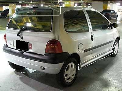 Spoiler Hb Peugeot 206 Aveo Twingo Yaris Gol Spark 207