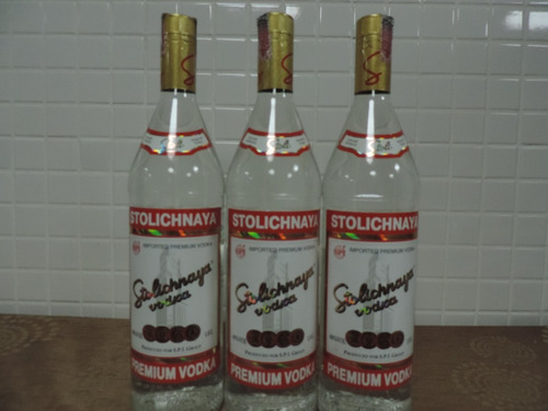 Vodka Stolichnaya Importada  1 Litro - Pronta Entrega Selada