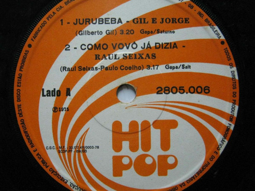 Hit Pop Compacto Gil E Jorge Ben Raul Seixas The Who Stevens