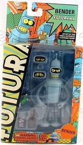 Bender - Miniatura Importada Toynami - Futurama