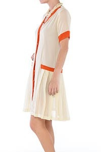 Vestido Chemisier Seda Pura -marca Belle & Bei