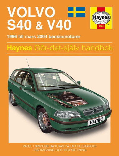 Manual Haynes De Volvo S40 E V40 De 1996 A 2004