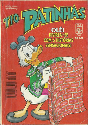 Tio Patinhas 381 - Abril - Bonellihq Cx212 N20