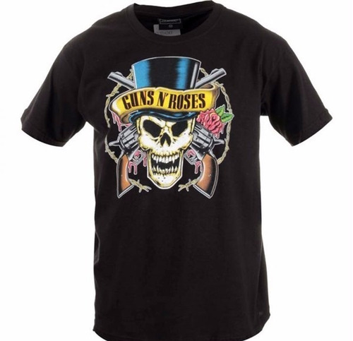 Camiseta Guns N' Roses Caveira