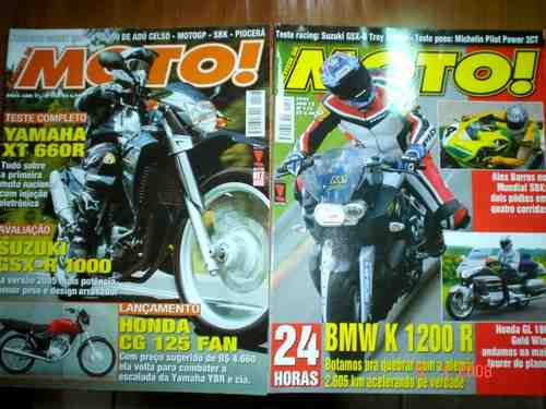 Revista Moto Yamaha Xt 660r Bmw K 1200r Suzuki Gsx R 1000 Cg