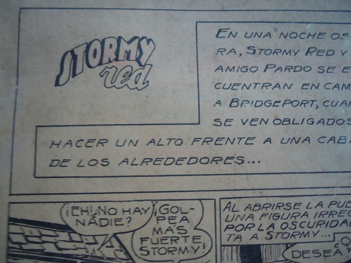 Libro Gigante De Bucaneros - Stormy Red - Noviembre 1957