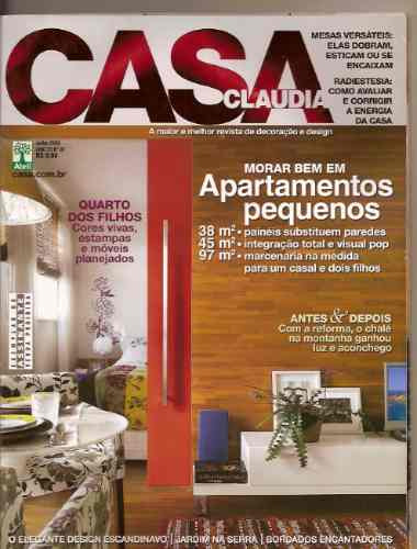 Revista Casa Claudia - Morar Bem Em Apartamentos Pequenos