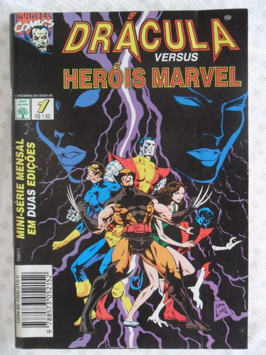 Drácula Versus Heróis Marvel Nºs 1 E 2! Ed. Abril! 1995!