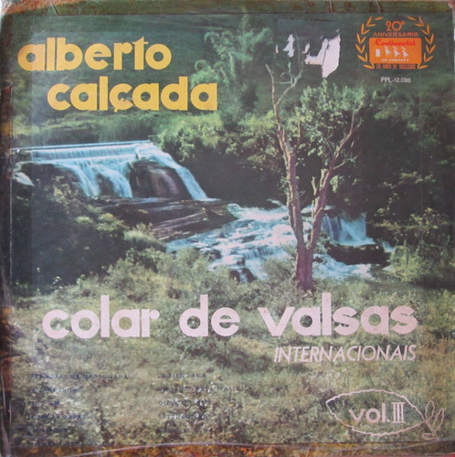 Lp Alberto Calçada - Colar De Valsas Internacionais - Vol 3