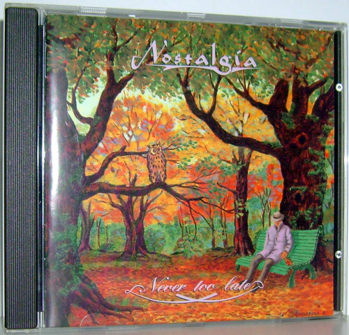 Cd Nostalgia - Never Too Late ( Prog Italiano ) (Usado)