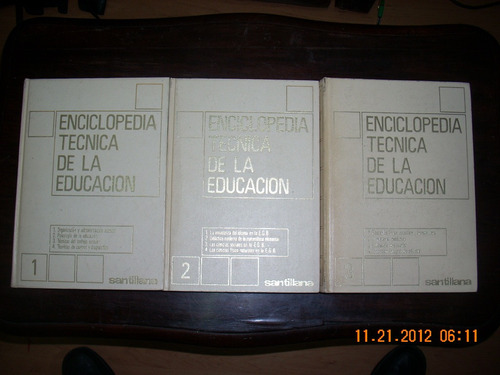 Enciclopedia Técnica De La Educación. Tomos I, Ii Y Iii.