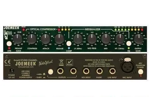 Joemeek Pre Amplificador Joemeek Three Q Channel Strip Joemeek Pre Amplificador Joemeek Three Q Channel Strip