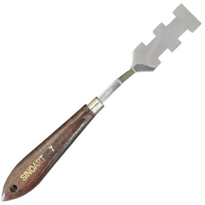 Espátula Metal Importada Para Textura 07