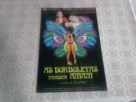 Poster Do Filme Nacional As Borboletas Também Amam 1979