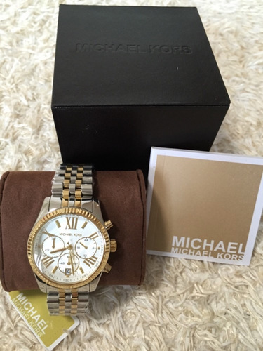 Relogio Michael Kors Mk5955 Lexington Mother Of Pearl Eua