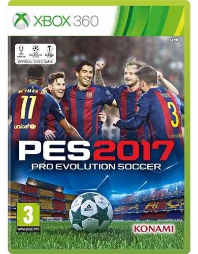 Pes 2017 Xbox 360 Midia Fisica Lacrado Pronta Entrega