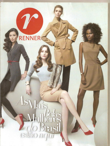 Revista Renner Inverno 2011. As Mais Belas Mulheres Do Brasi