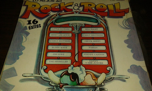Disco De Acetato De Lo Mejor Del Rock & Roll 16 Exitos