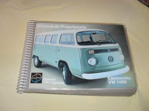 Kombi Luxo  Manual Do Proprietario  Original 75/76