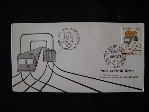 Imagem 1 de 1 de 2512 Fdc Metrô Do Rio De Janeiro 1978