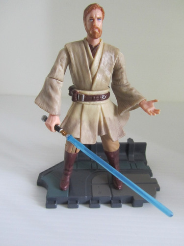 Star Wars Obi Wan Kenobi Jedi Kick Action Movimiento Patada 
