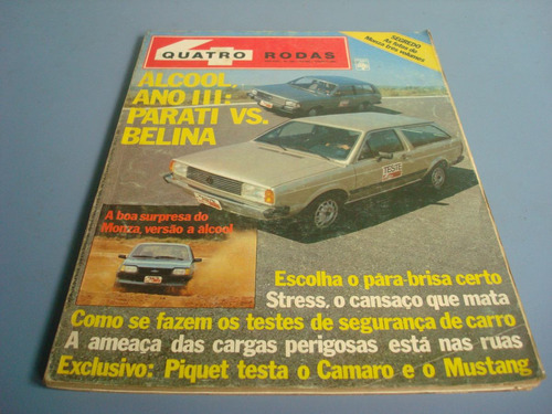 Antiga Revista Quatro Rodas Nº 265 Agosto 1982