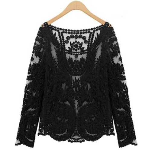 Imagem 4 de 5 de Blusa De Crochet Importada Pronta Entrega No Brasil