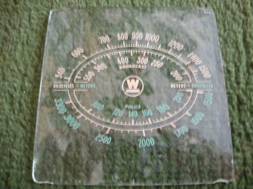Dial De Rádio Antigo Marca W Police