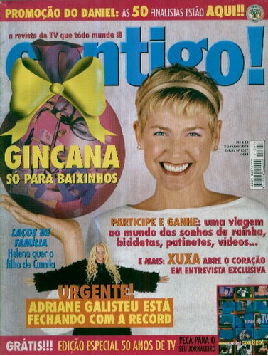 Revista Contigo 1307 Out 2000 Fábio Junior Angelica Xuxa