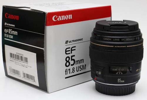 Lente Canon Ef 85mm F/1.8 Usm C/ Nf-e Garantia 1 Ano Canon